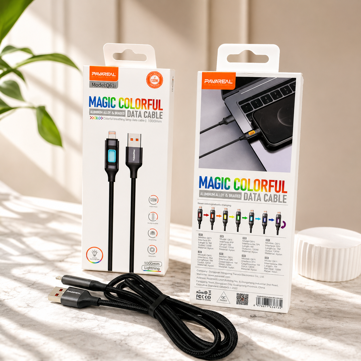 KABEL PAVAREAL Q61 IPHONE