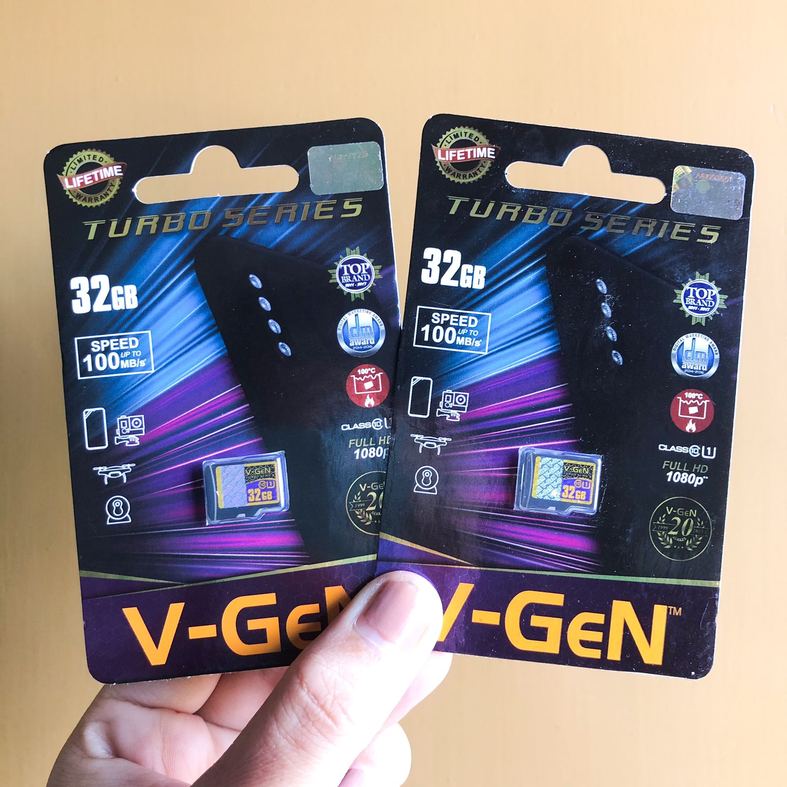 MICRO SD V-GEN TURBO NON AD 32GB C.10  