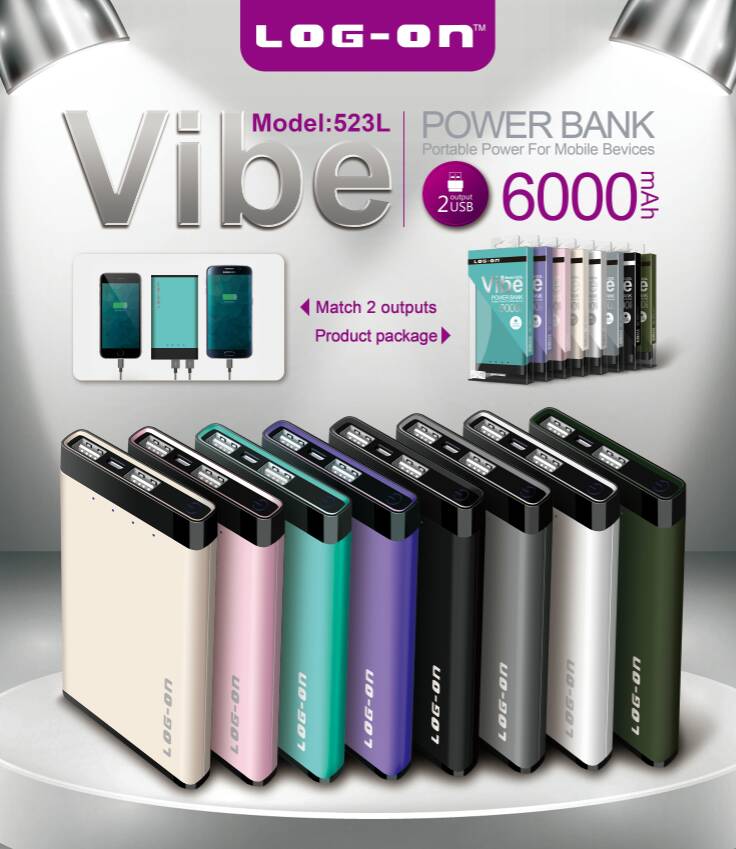 POWERBANK LOG ON VIBE 6000 MAH (SOLD)