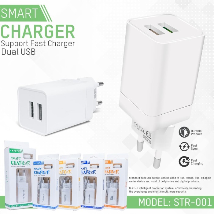 CHARGER BRANDED D002 1USB STR-002 [SOLD]