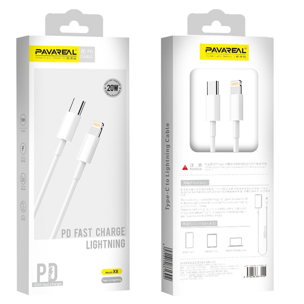 KABEL DATA PAVAREAL C TO IOS X8