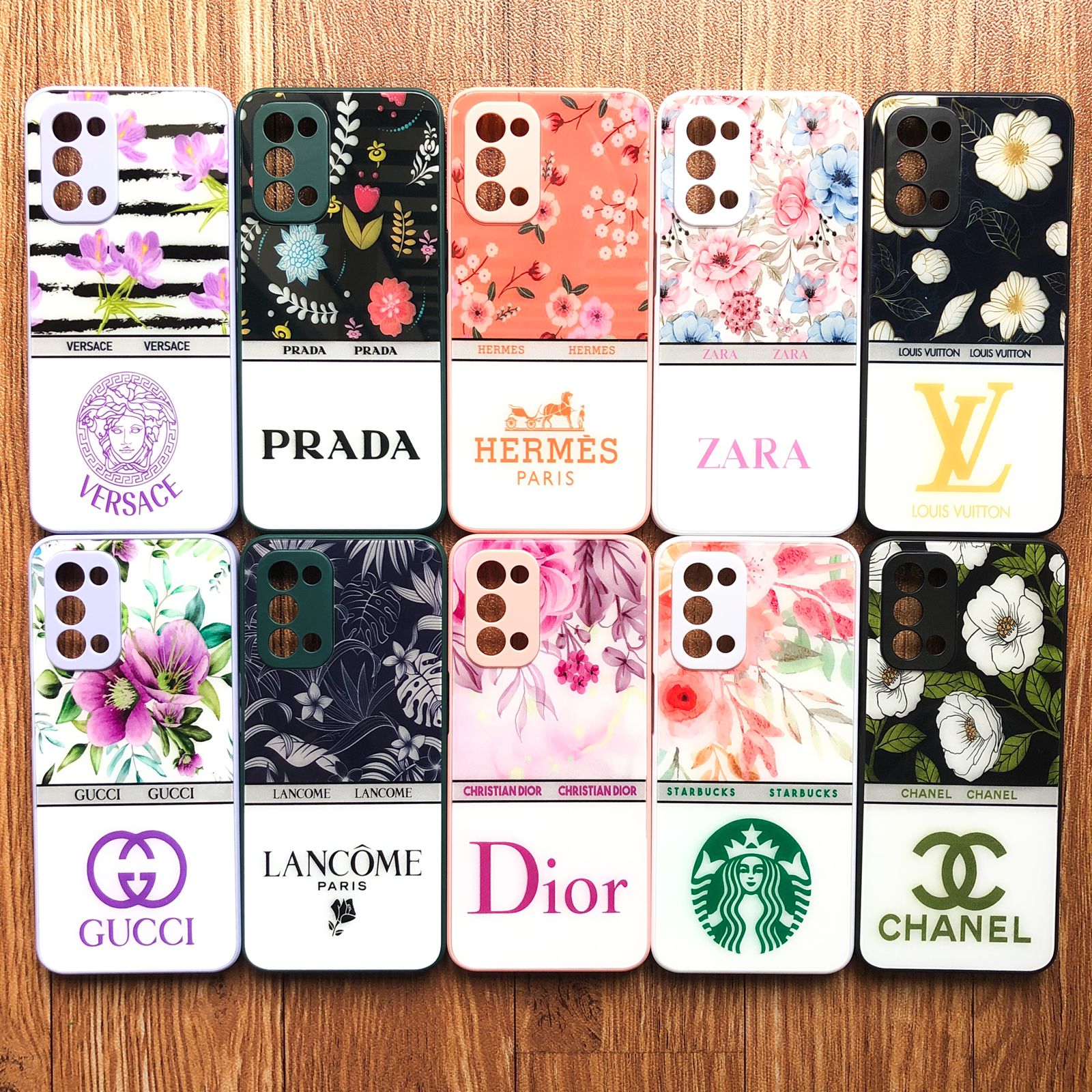 CASE GLASS MACARON BRANDED OPPO A7S (SOLD)