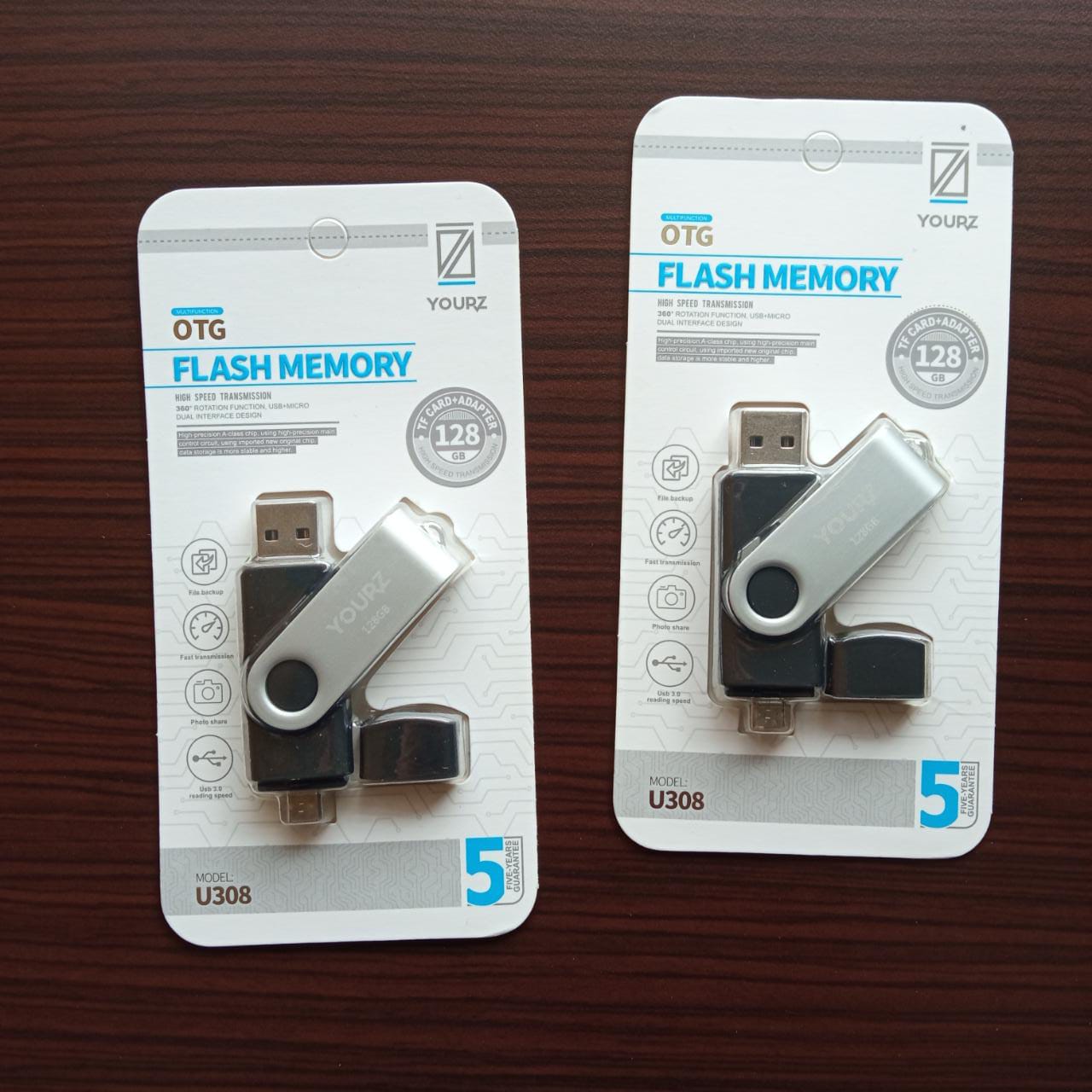FLASHDISK YOURZ 128GB + OTG USB 3.0 {SOLD}