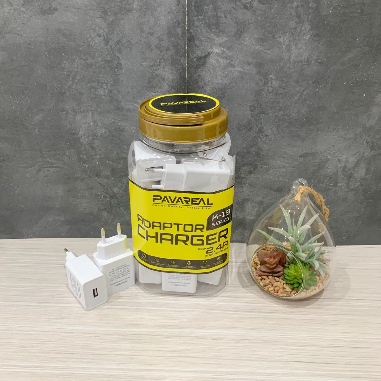 BATOK CHARGER PAVAREAL K19 2.4A