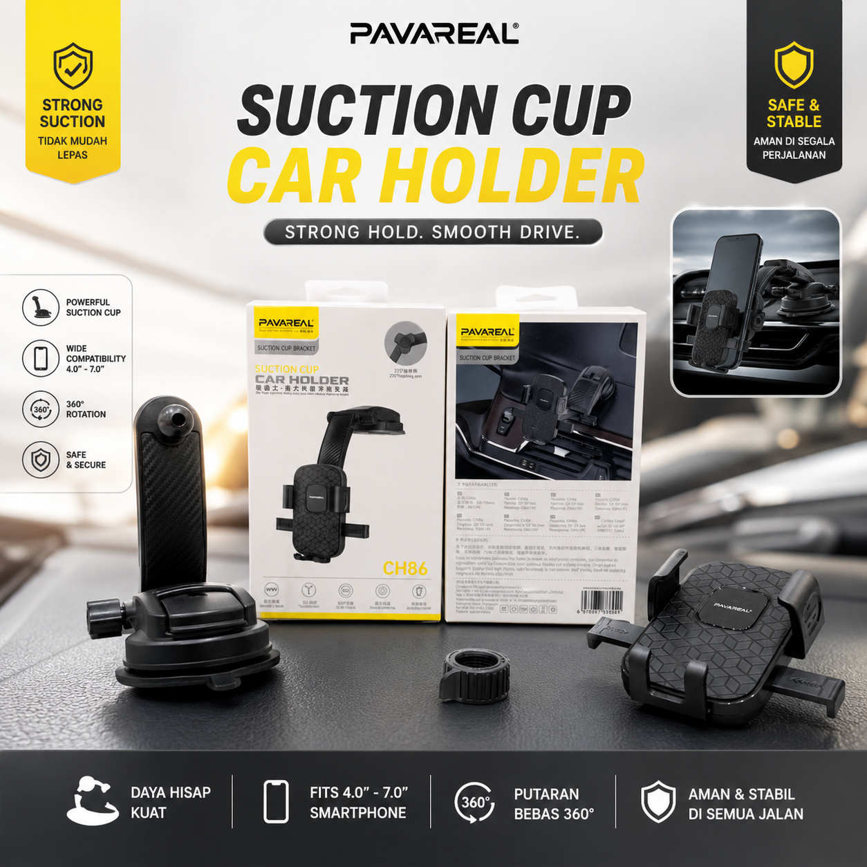 HOLDER MOBIL PAVAREAL CH86