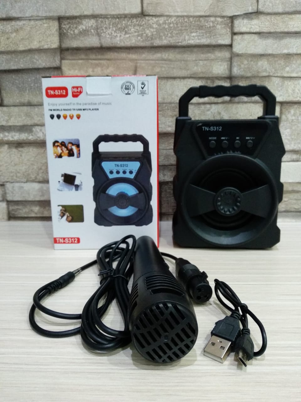 SPEAKER BLUETOOTH + MIC 4 INCH TN-S312 [SOLD]