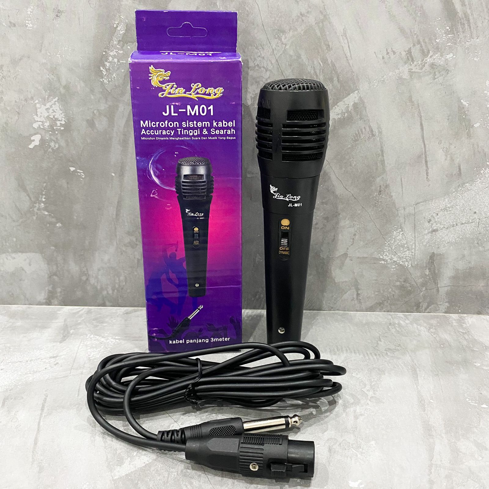 MIC KABEL JL M01 COLOKAN BESAR (SOLD)