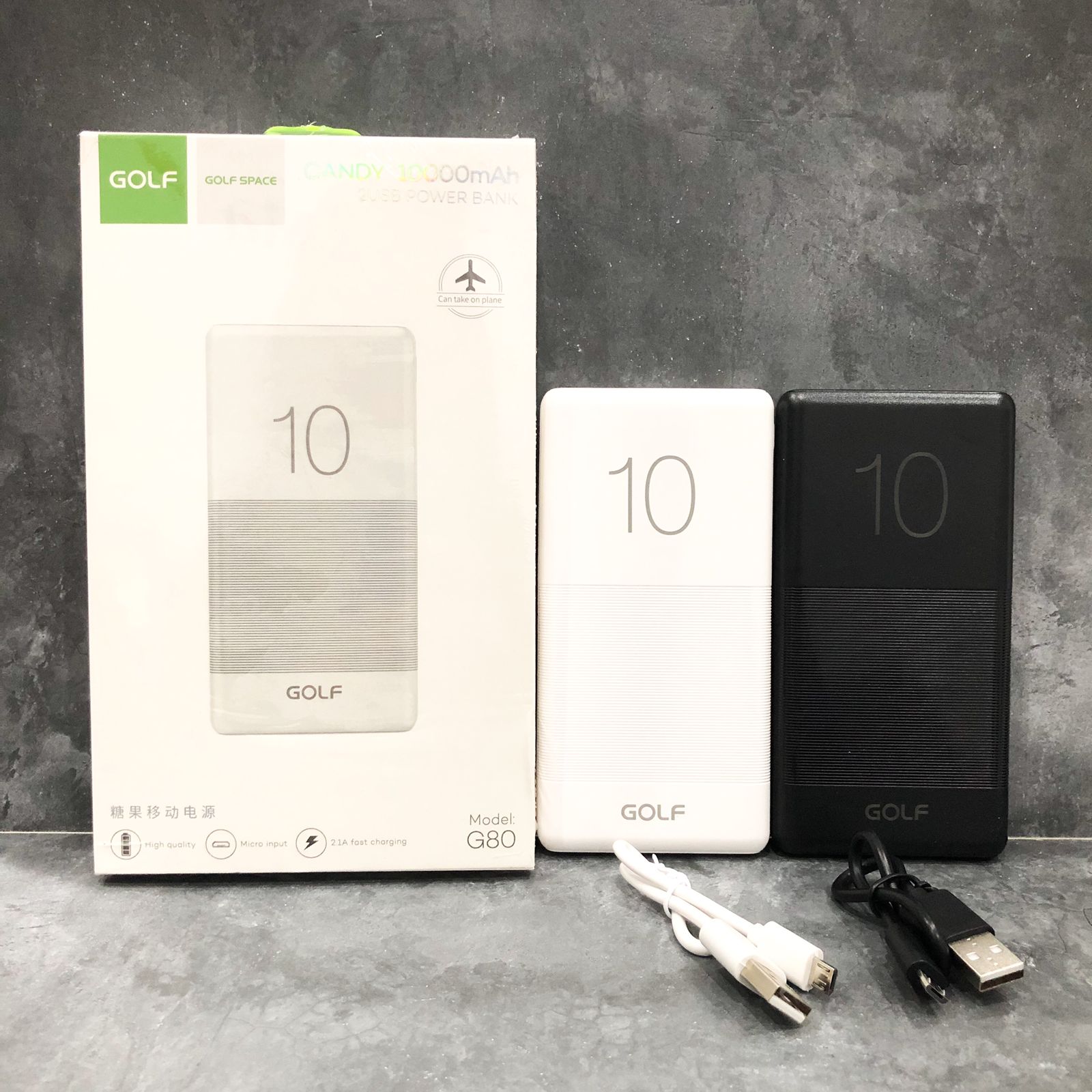 POWERBANK GOLF G80 10000 MAH {SOLD}