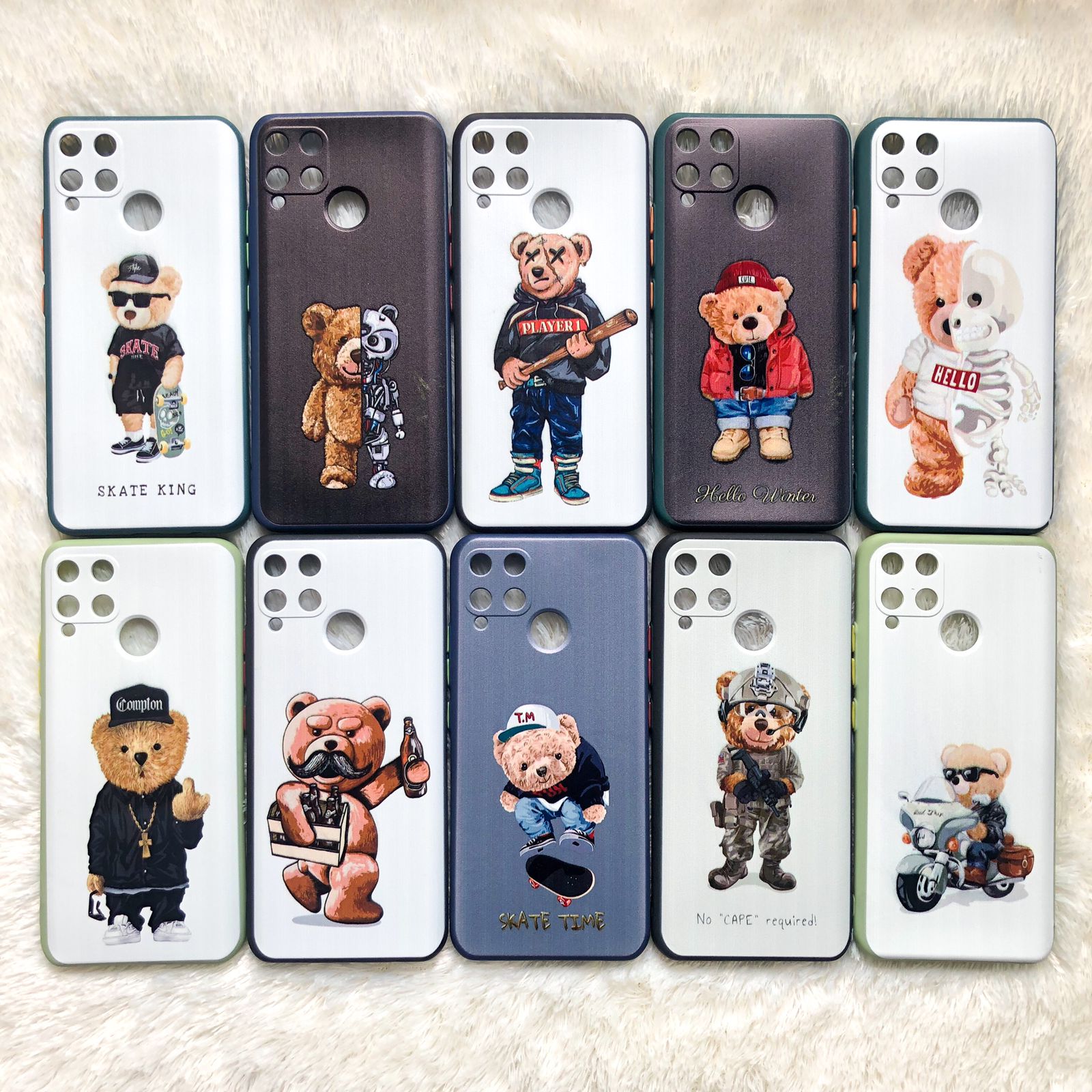 CASE GAMBAR TEDY BEAR REALME Q2I (SOLD)