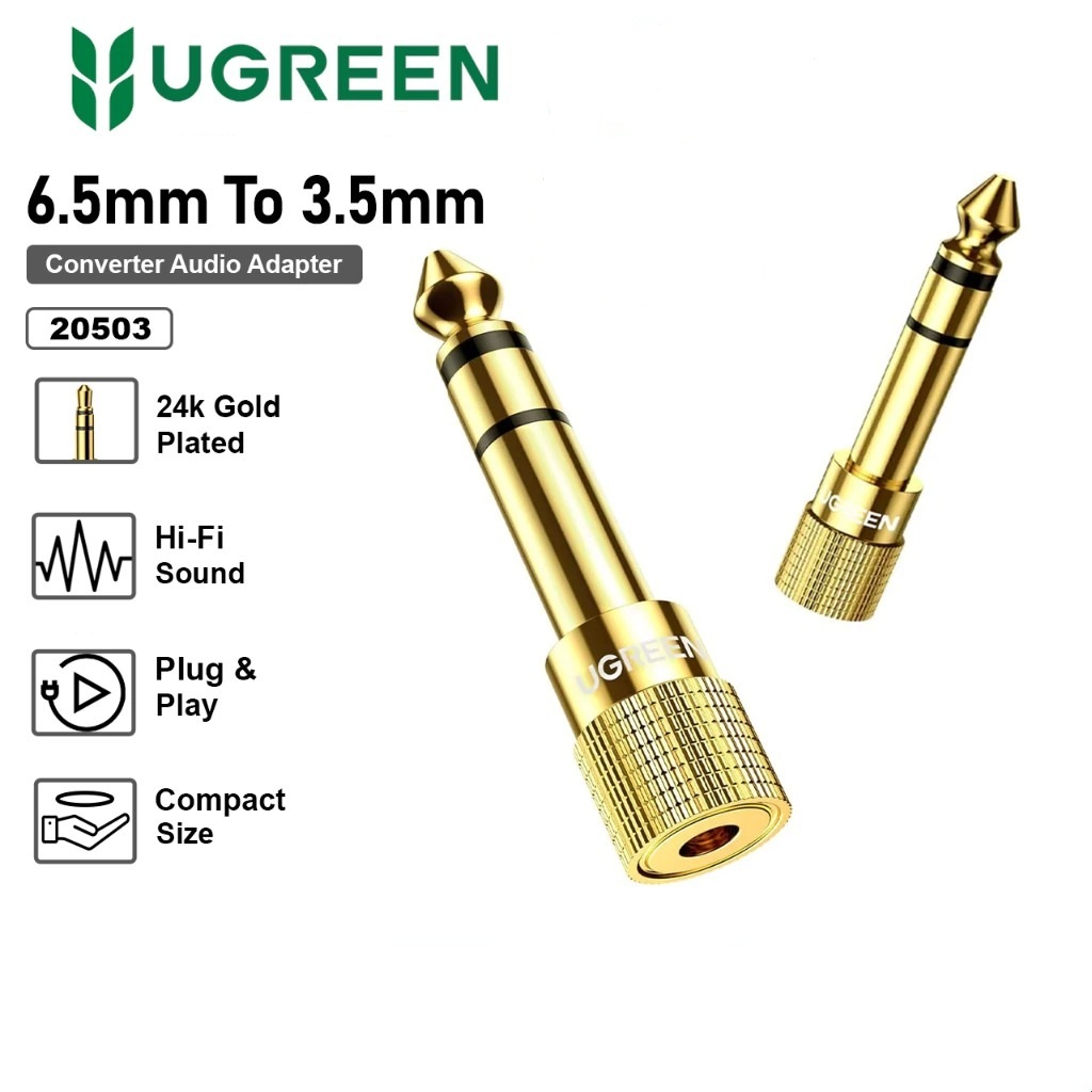 JACK AUDIO UGREEN 6.5 TO 3.5
