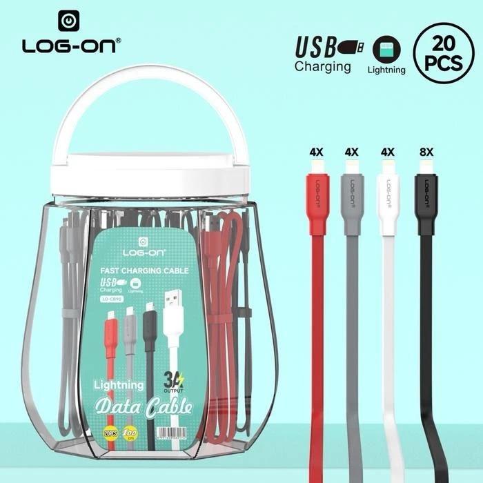 KABEL USB LOG ON LO-CB90 TOPLES IPHONE 3A 