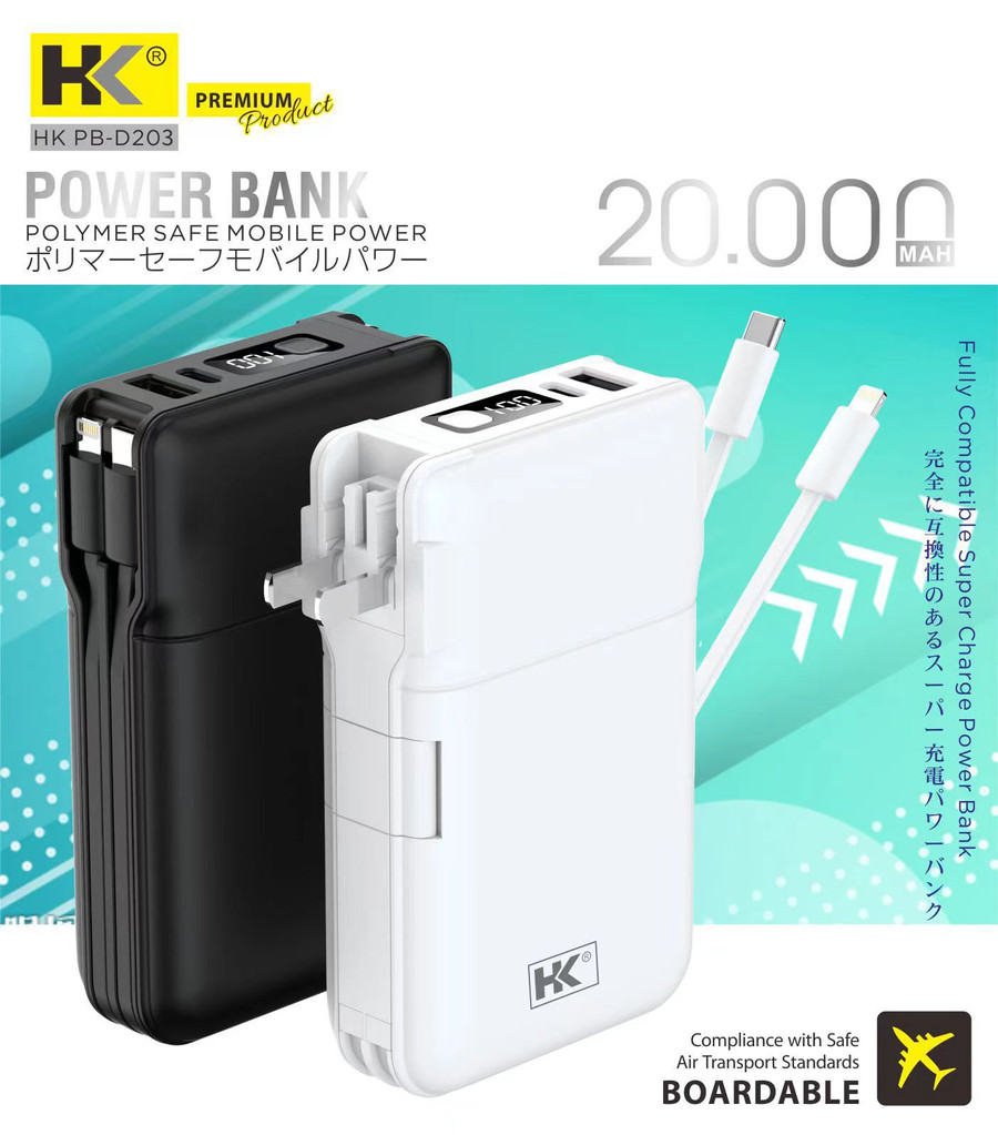 POWERBANK HK D203 20000 MAH 