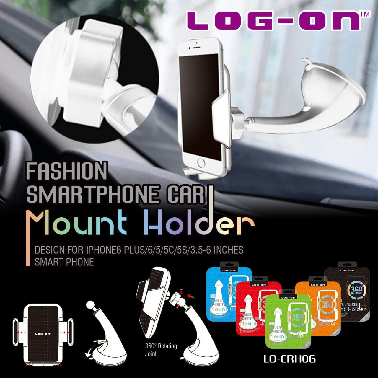 HOLDER MOBIL LOG ON LO-CRH06 [SOLD]
