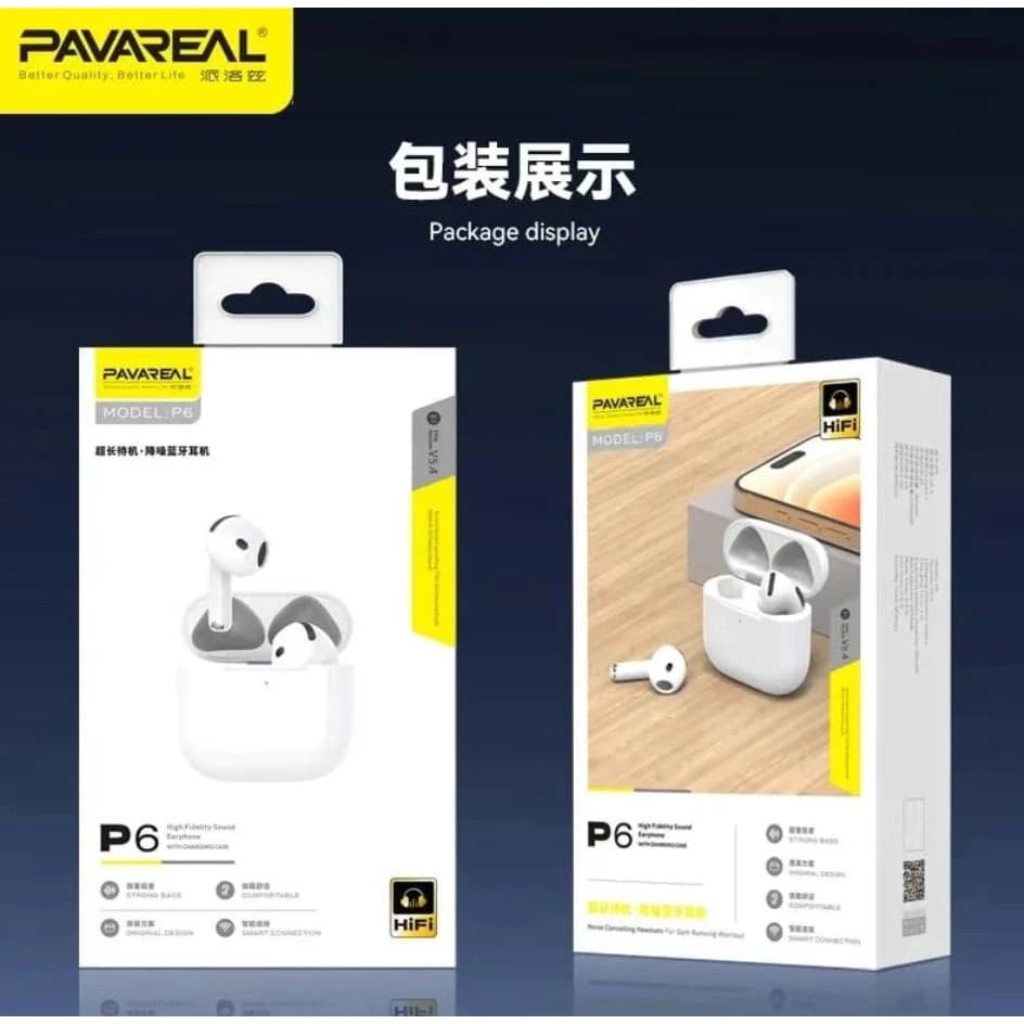 PHF BLUETOOTH PAVAREAL TWS P6