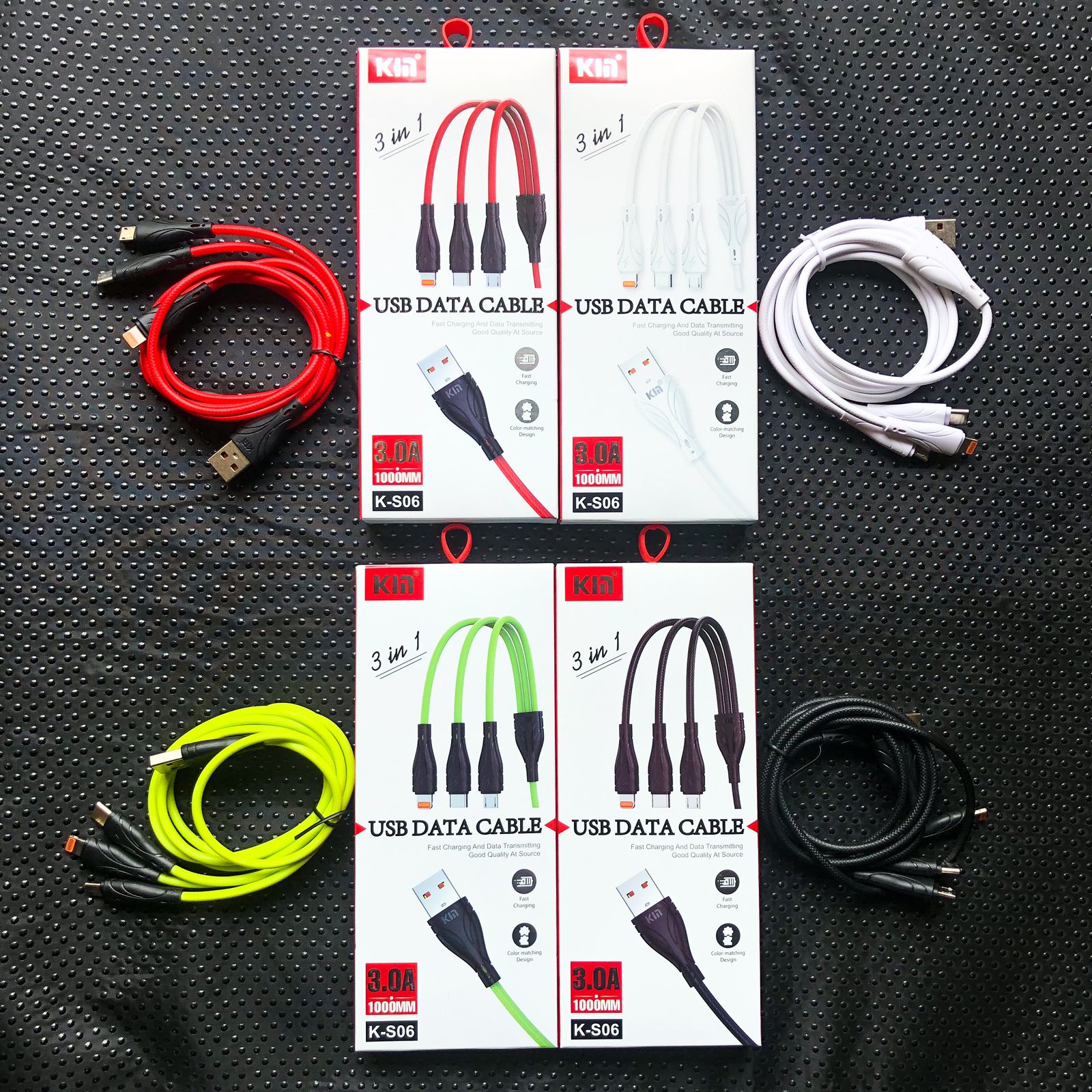 KABEL USB 3 IN 1 KIN KS06 (SOLD)
