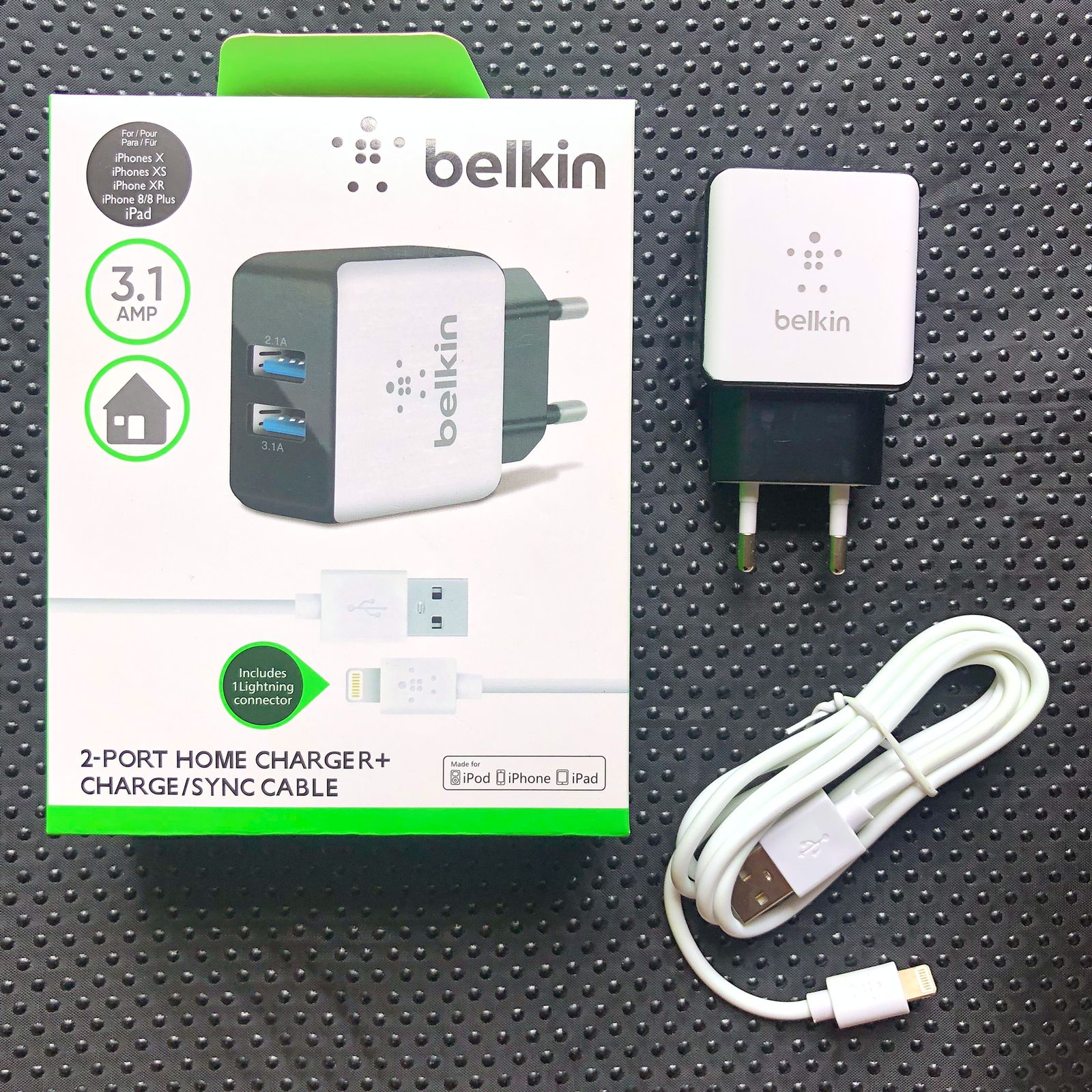 CHARGER BELKIN 2USB 3.1A IPHONE (SOLD)