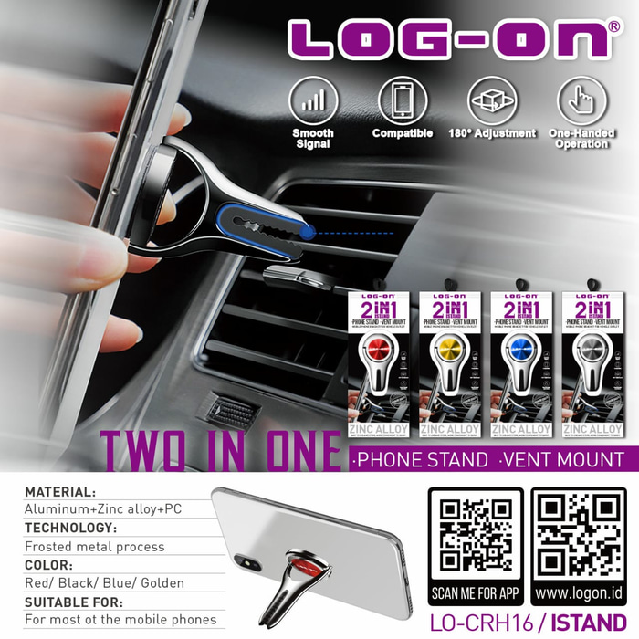 HOLDER MOBIL LOG ON LO-CRH16 