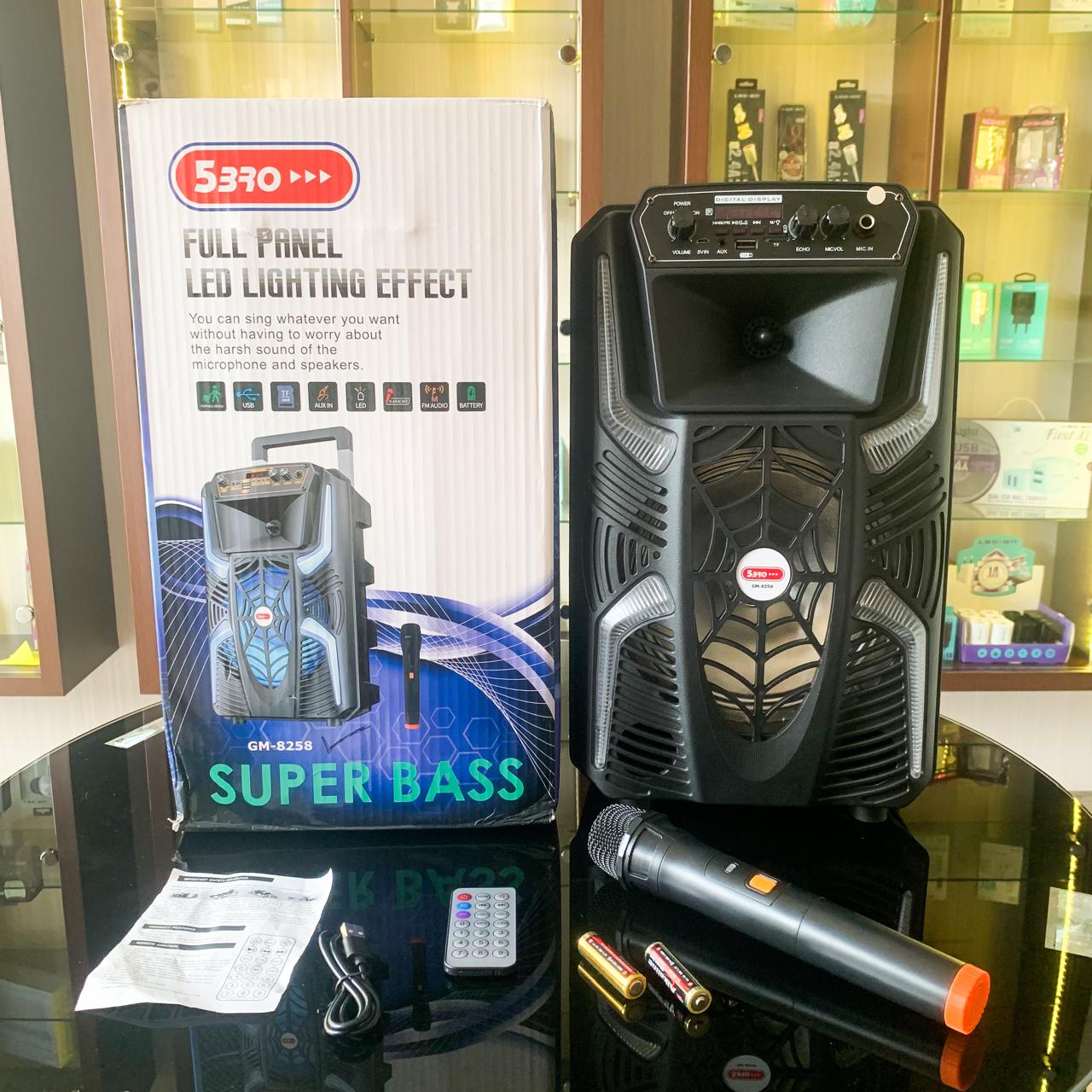 SPEAKER BLUETOOTH + MIC 8” GM8258