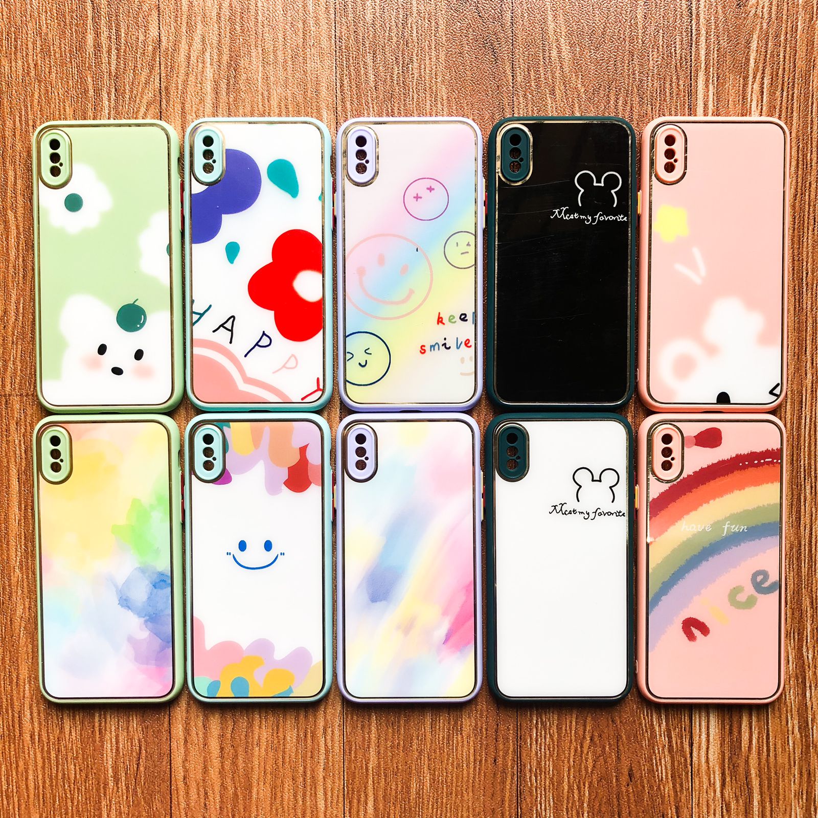 CASE GLASS SMILE IPHONE XR {SOLD}