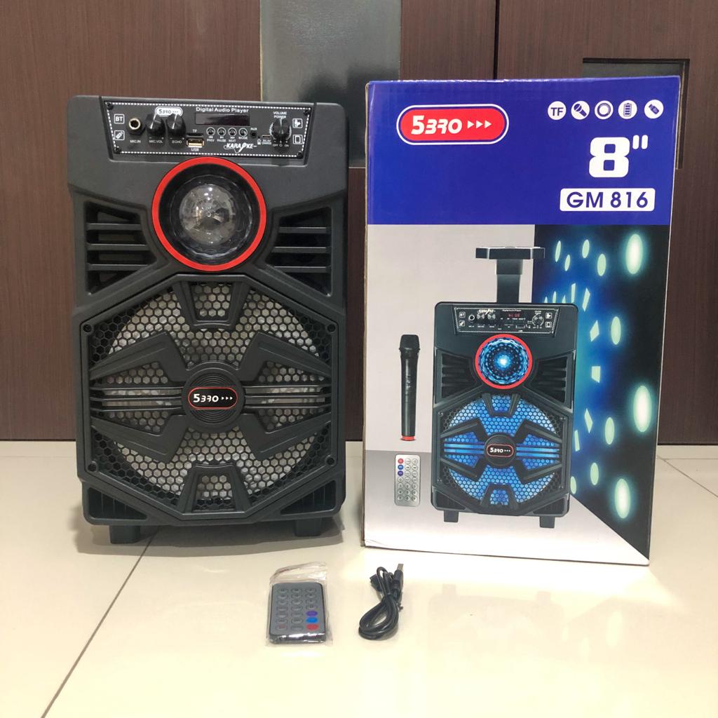 SPEAKER BLUETOOTH + MIC 8 INCH GM816 5 BRO (SOLD)