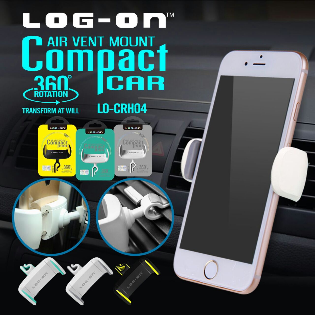 HOLDER MOBIL LOG ON LO-CRH04 (SOLD)