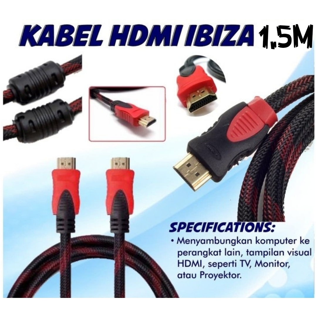KABEL HDMI IBIZA 1.5 METER [SOLD]