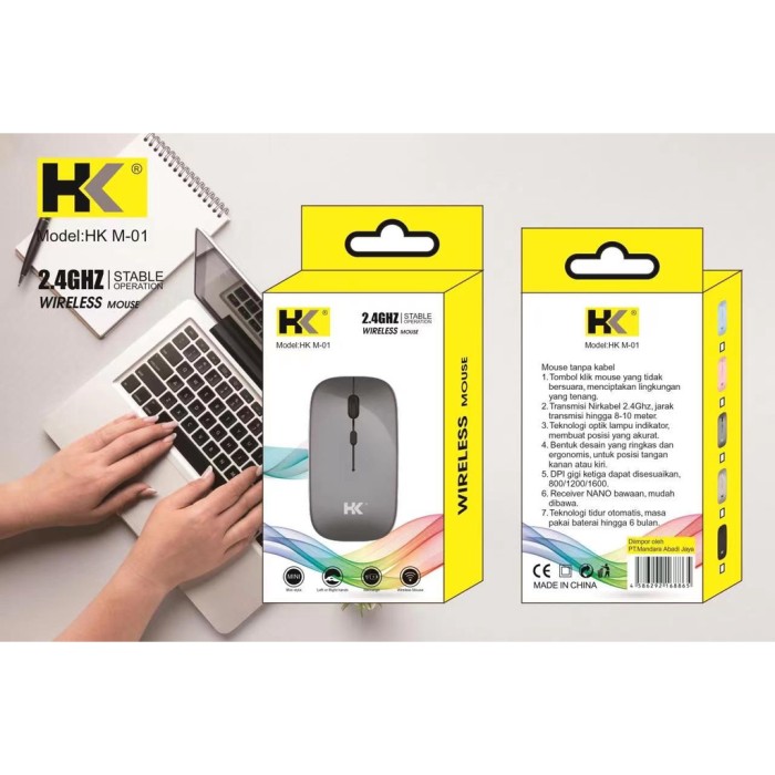 MOUSE WIRELESS M-01 (BISA RECHARGEABLE) (SOLD)