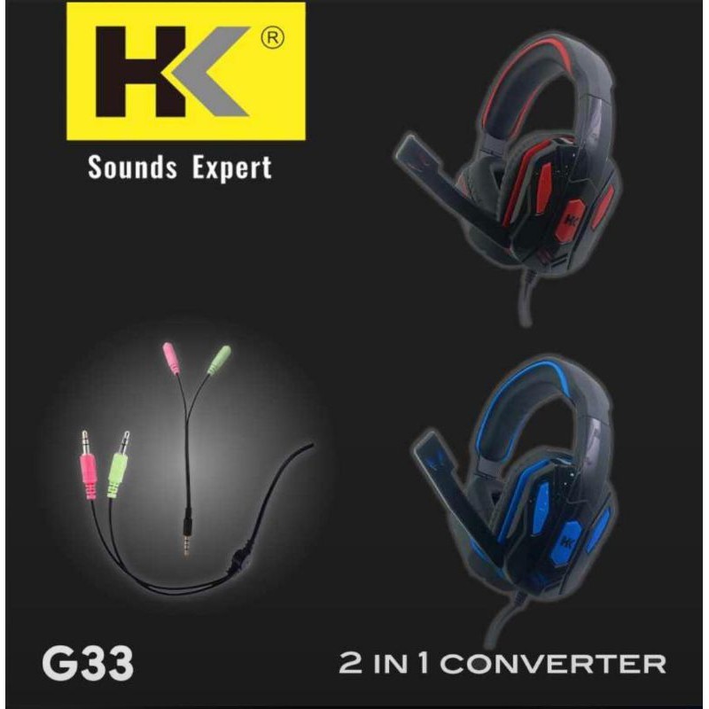 PHF DJ HK GAMING + MIC G33