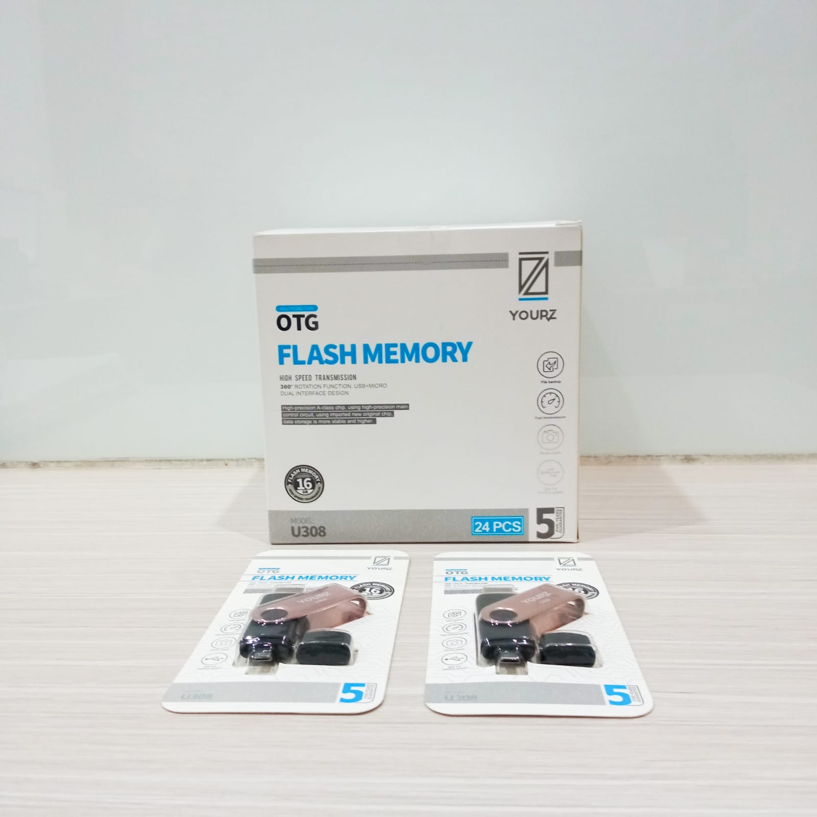 FLASHDISK YOURZ 16GB + OTG USB 3.0