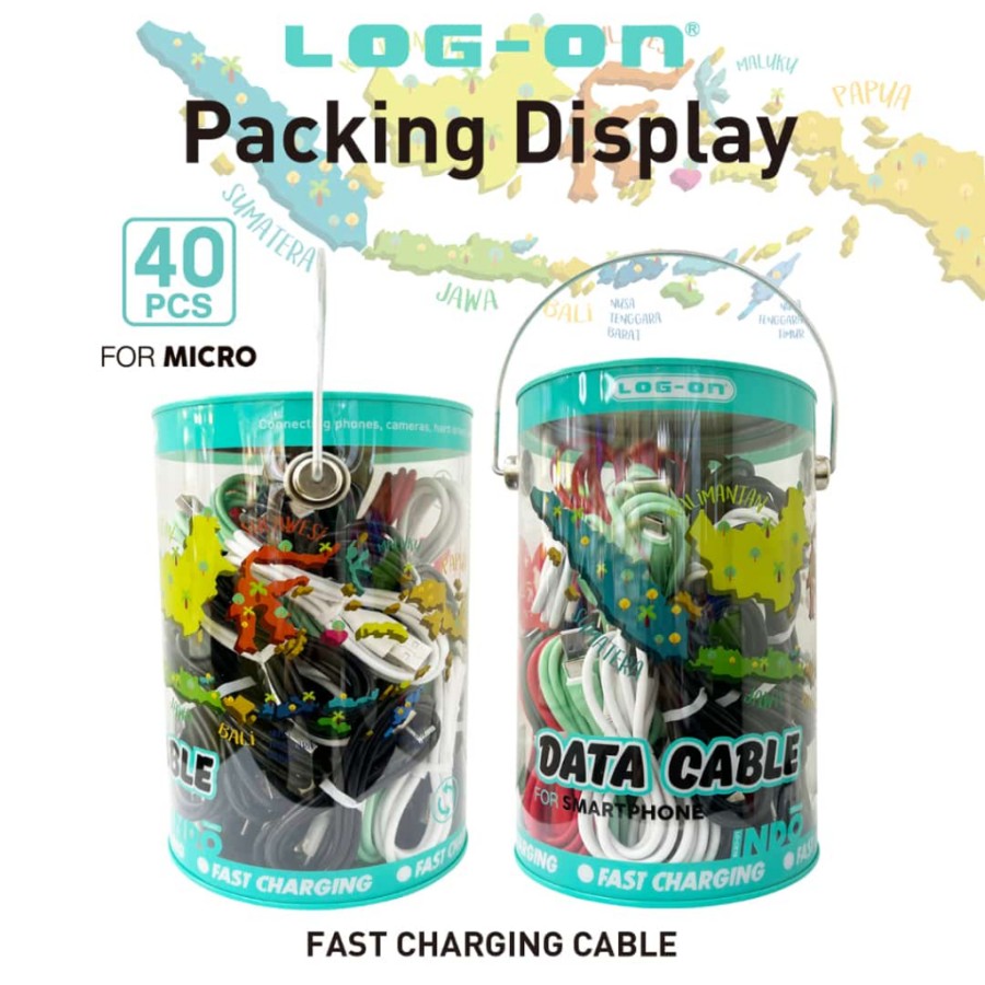 KABEL USB LOG ON INDO LO-CB78 MICRO TOPLES