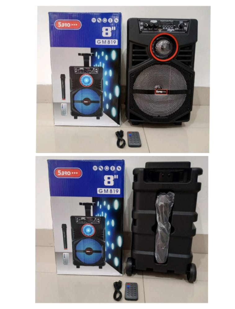 SPEAKER BLUETOOTH + MIC 8 INCH GM819 5BRO [SOLD]
