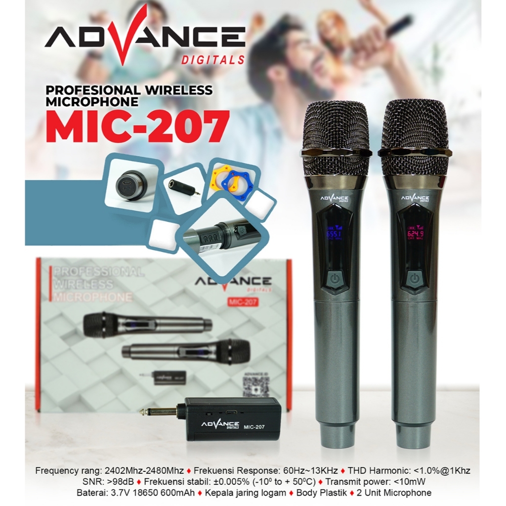 MIC WIRELESS ADVANCE 207