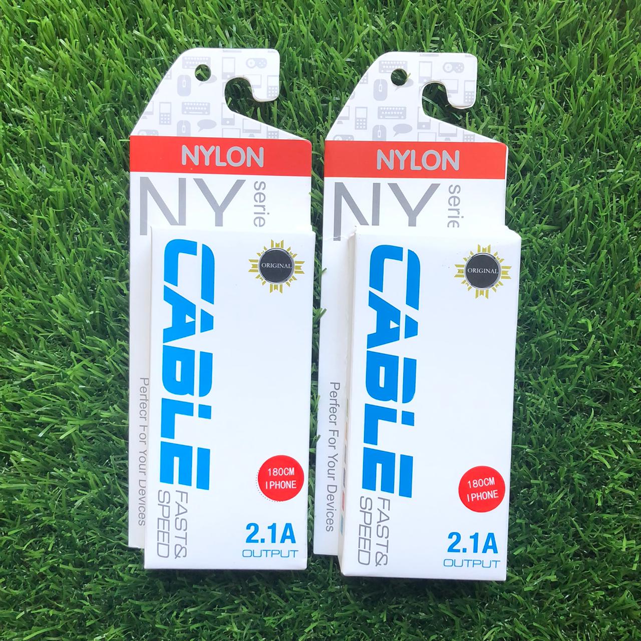 KABEL DATA NYLON 1.8M IPHONE