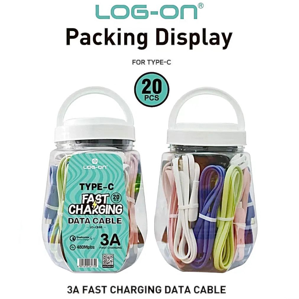 KABEL DATA LOG ON LO-CB88 3A TOPLES TYPE C (SOLD)