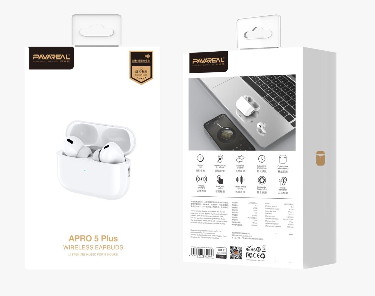 PHF BLUETOOTH PAVAREAL TWS APRO5+