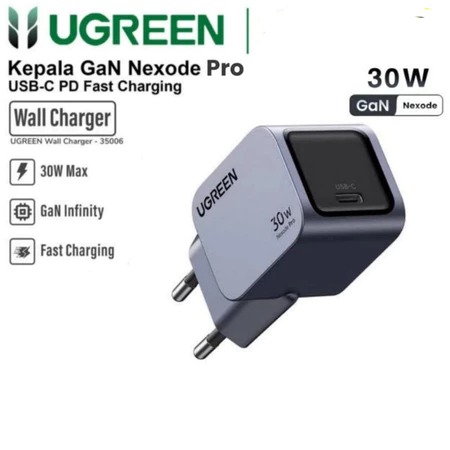 BATOK CHARGER UGREEN USB C NEXODE PRO GAN 30W
