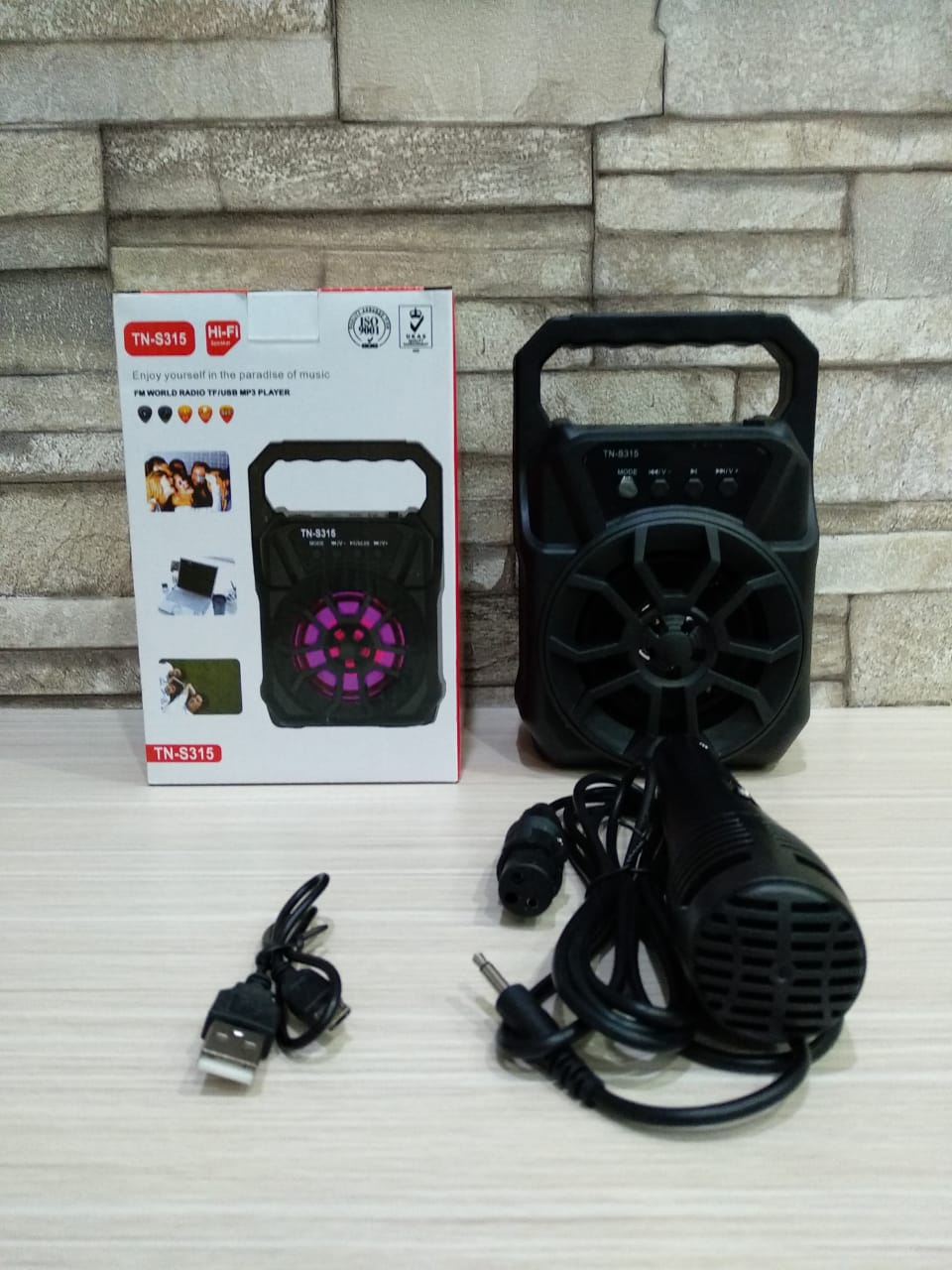 SPEAKER BLUETOOTH + MIC 4 INCH TN-S315 (SOLD)