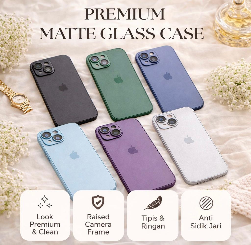 CASE PREMIUM MATTE GLASS IPHONE 13