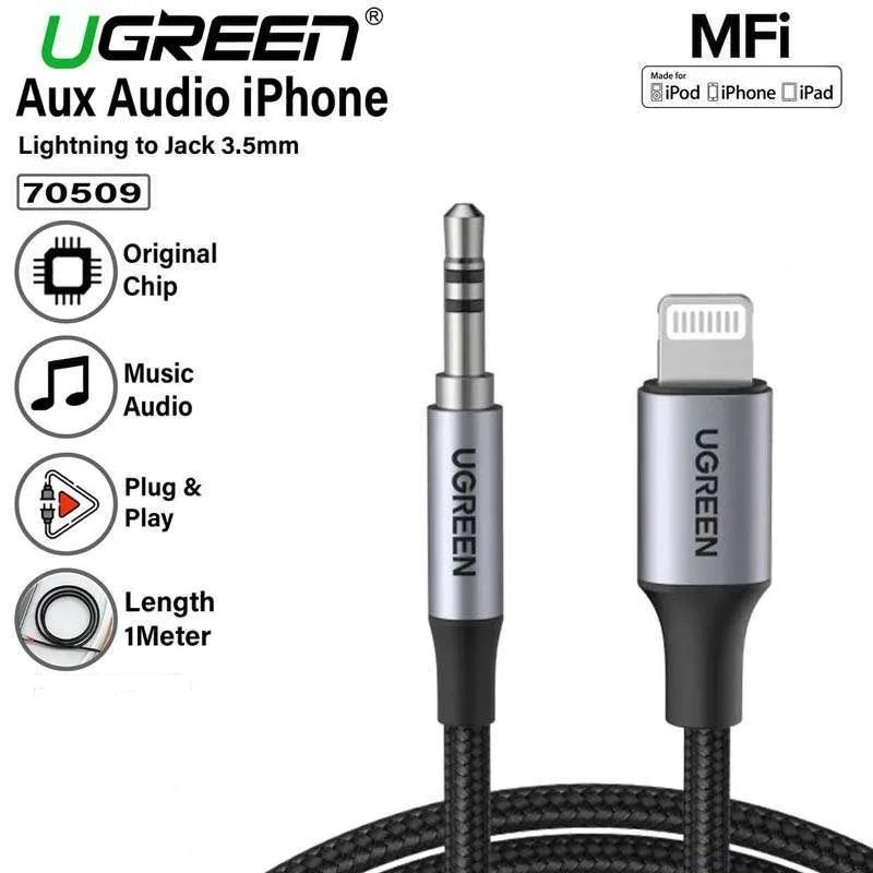 KABEL AUX UGREEN IPHONE