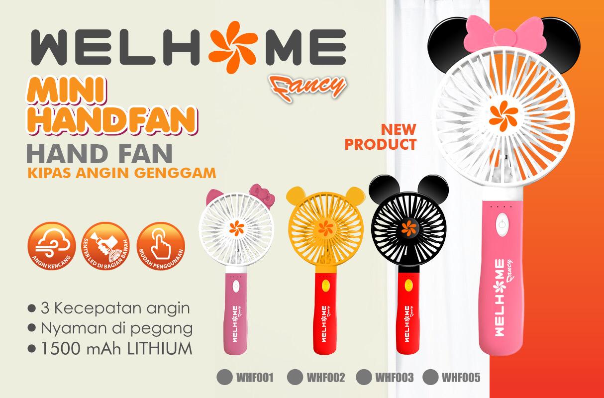 KIPAS ANGIN MINI KARAKTER WELHOME (SOLD)
