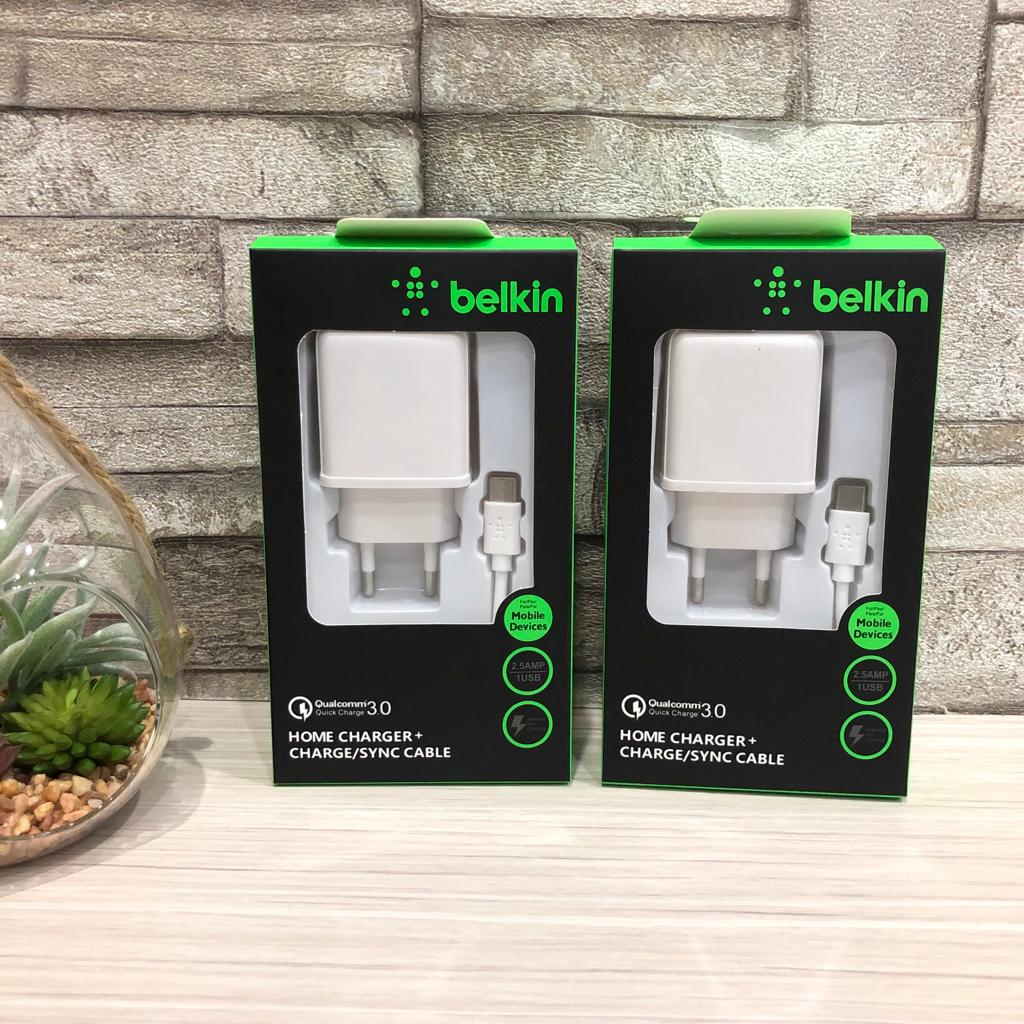 CHARGER BELKIN 2 USB 2.5A TYPE C {SOLD}