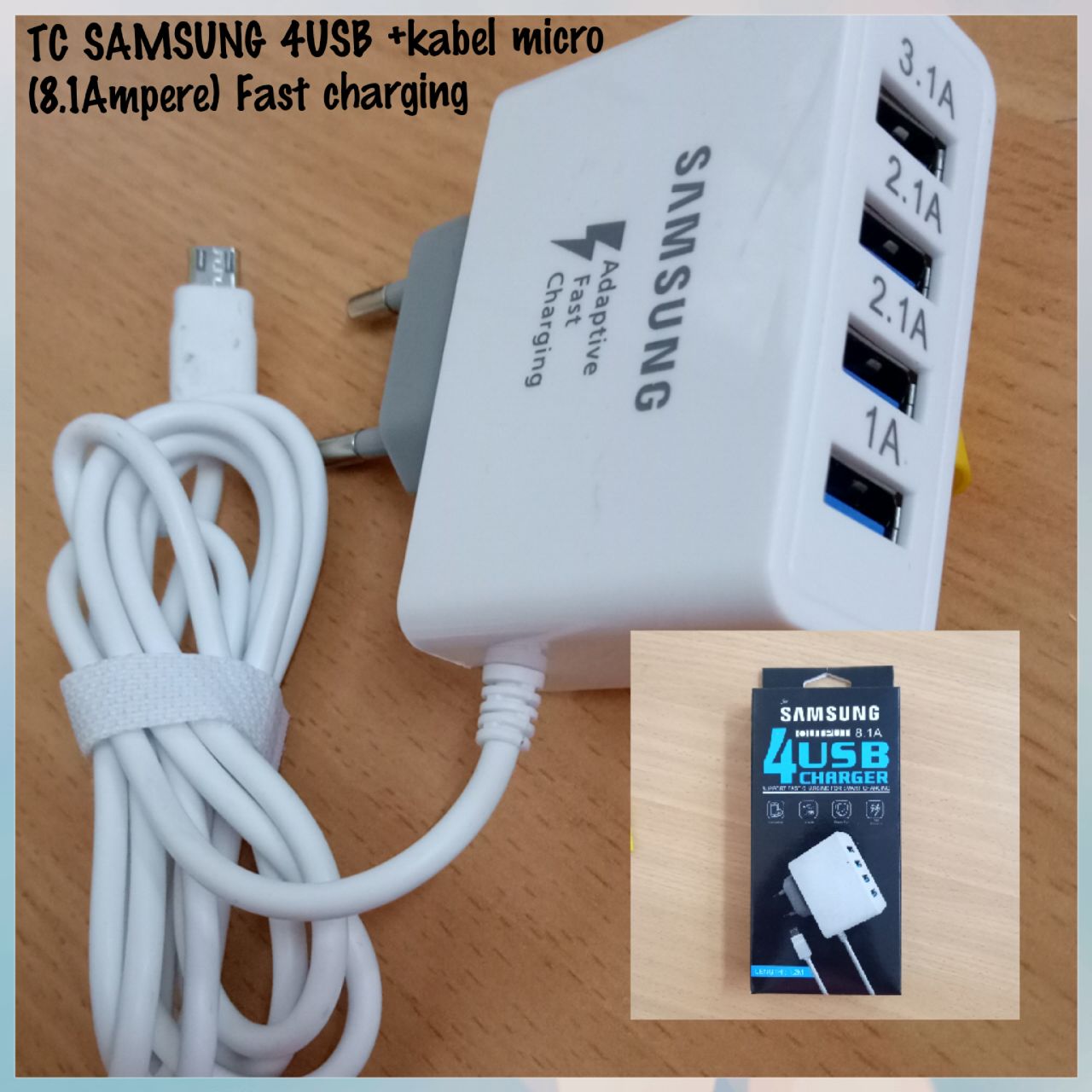 CHARGER SAMSUNG 4 USB 8.1A [SOLD]