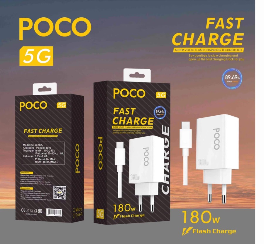 CHARGER POCO 180W TYPE C (SOLD)