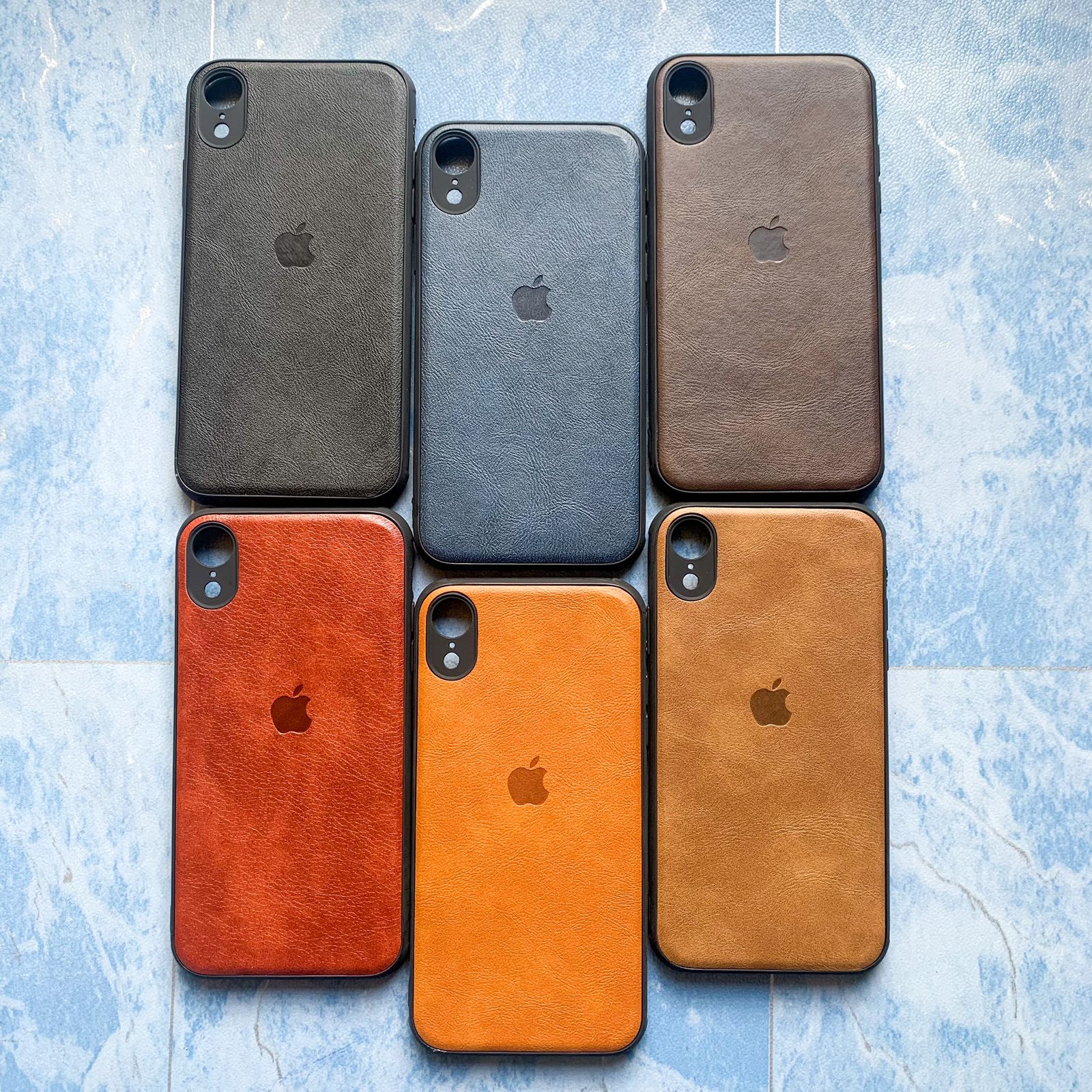 CASE LUXURY LEATHER LOGO IPHONE XR (SOLD)