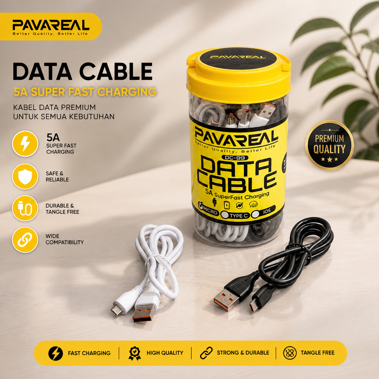 KABEL USB PAVAREAL DC99 MICRO TOPLES