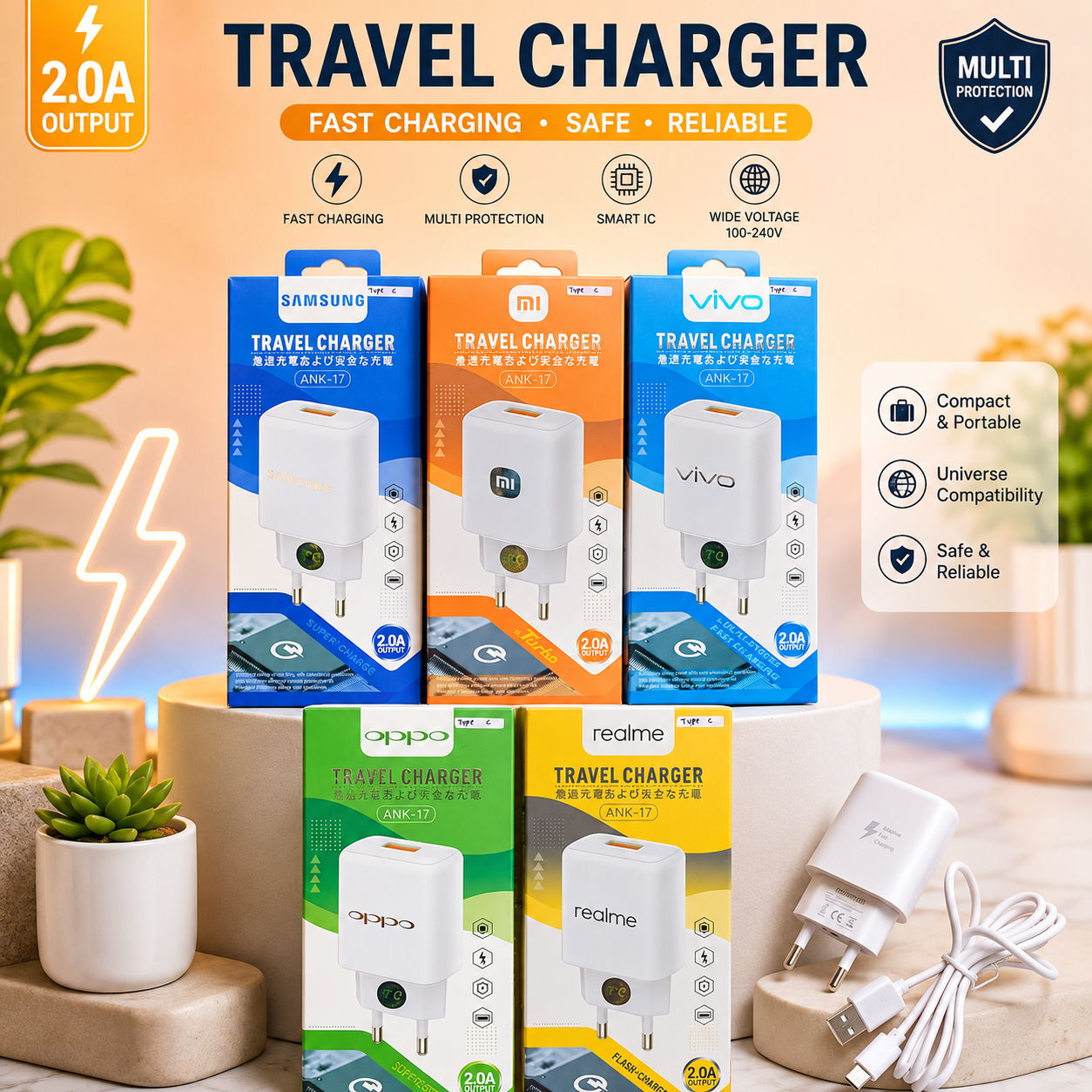 CHARGER 2A ANK-17 TYPE C