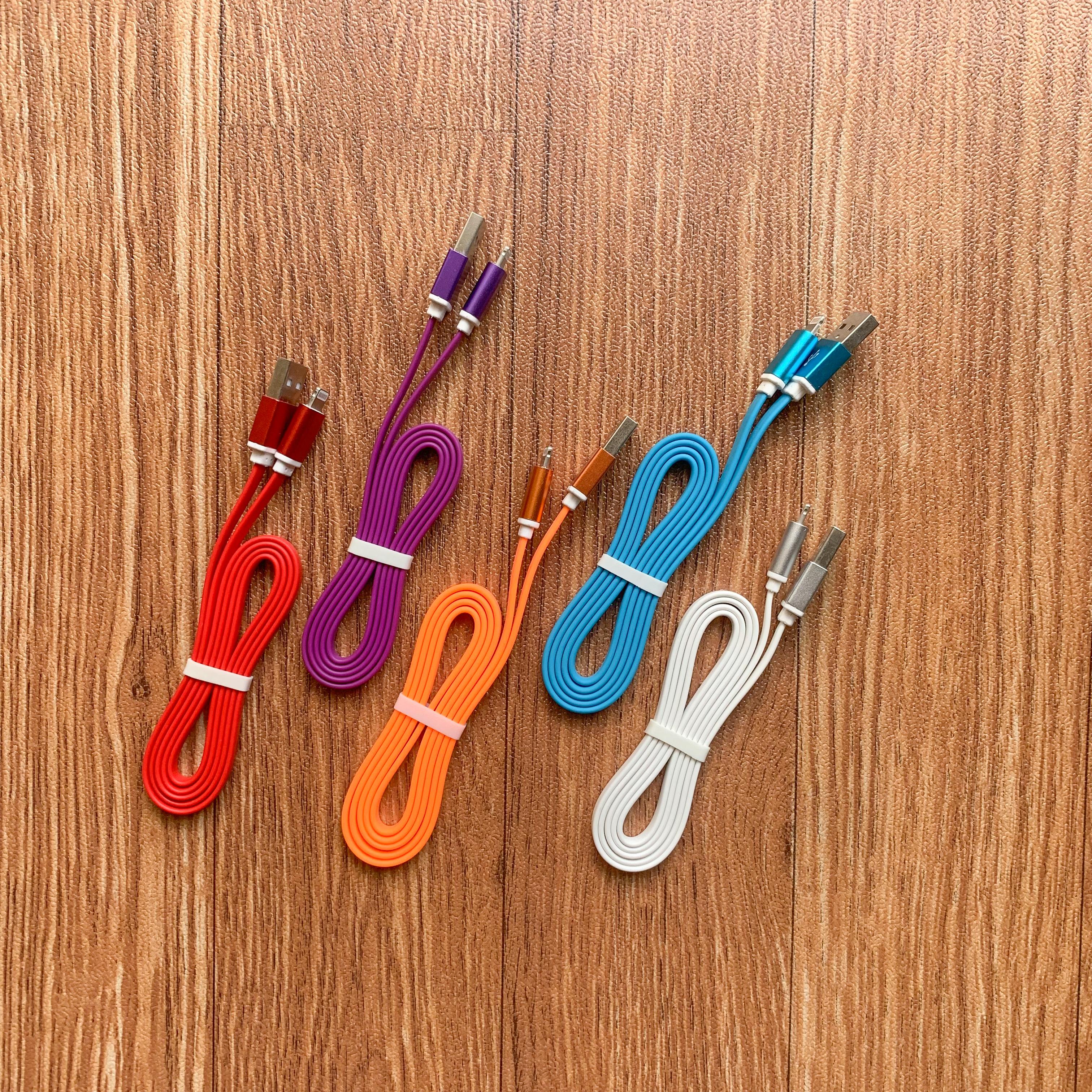 KABEL USB GEPENG WARNA IPHONE