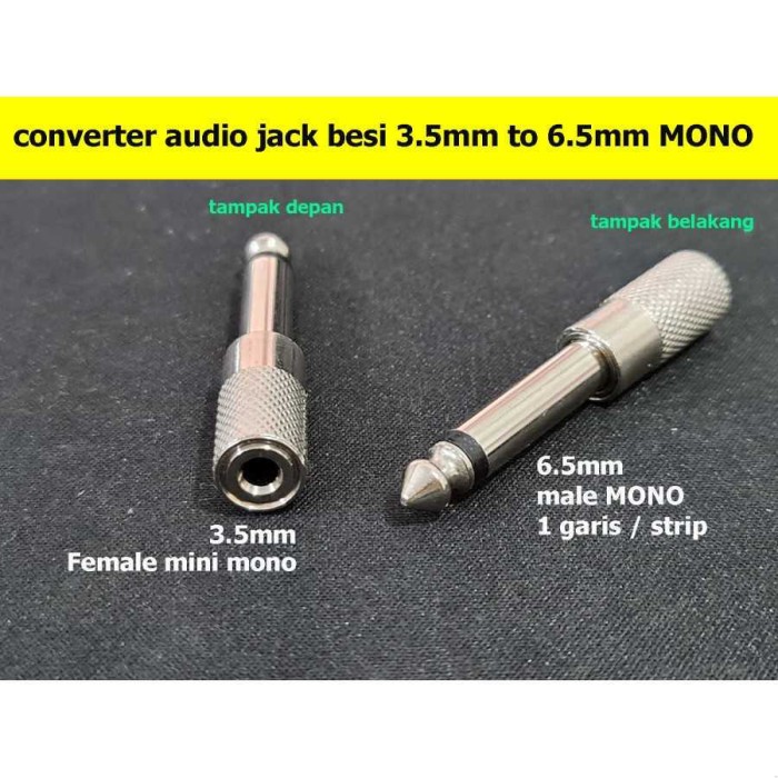 JACK AUDIO 3.5 TO 6.5 FULL METAL