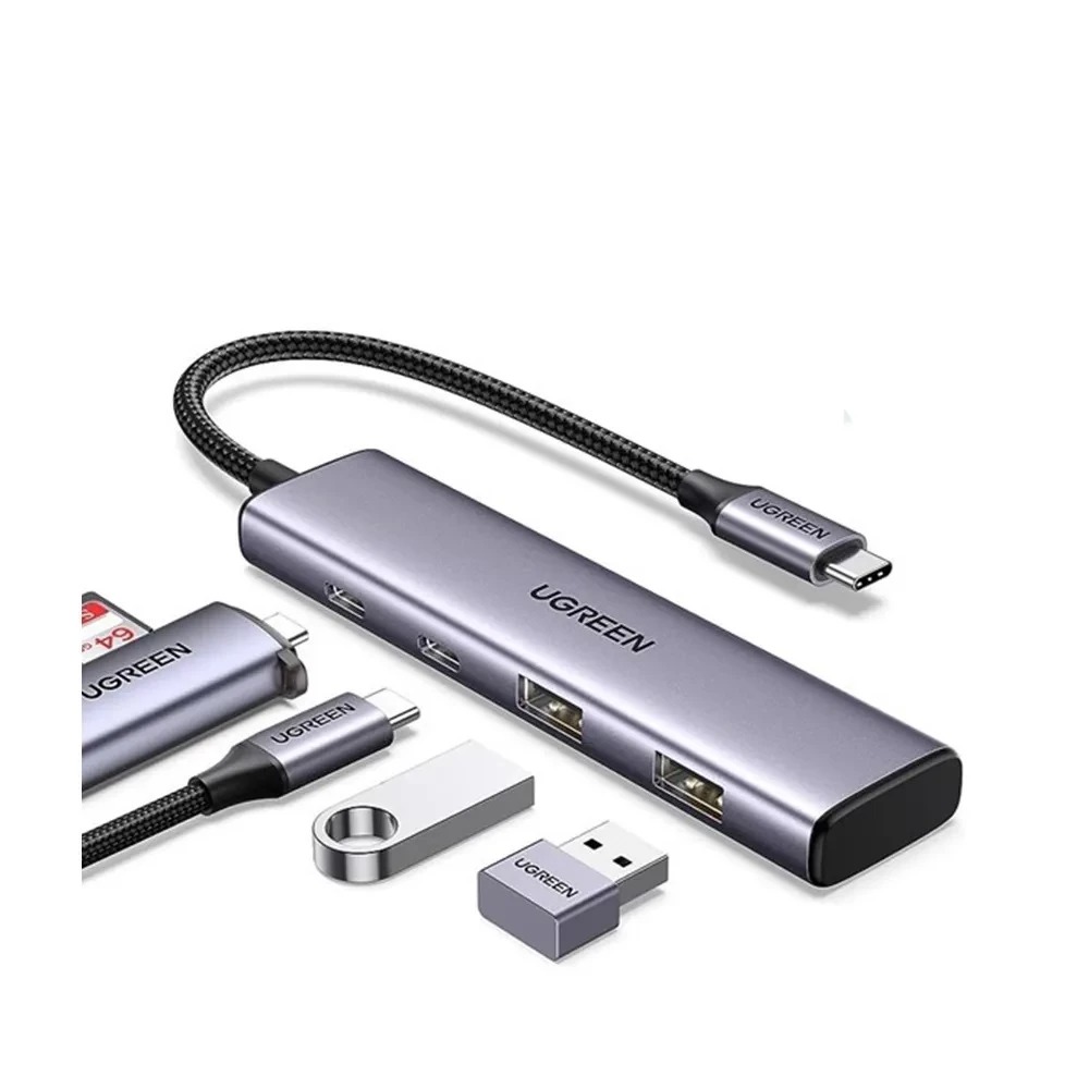 CONVERTER UGREEN HUB TYPE C 4IN1 (A-C)