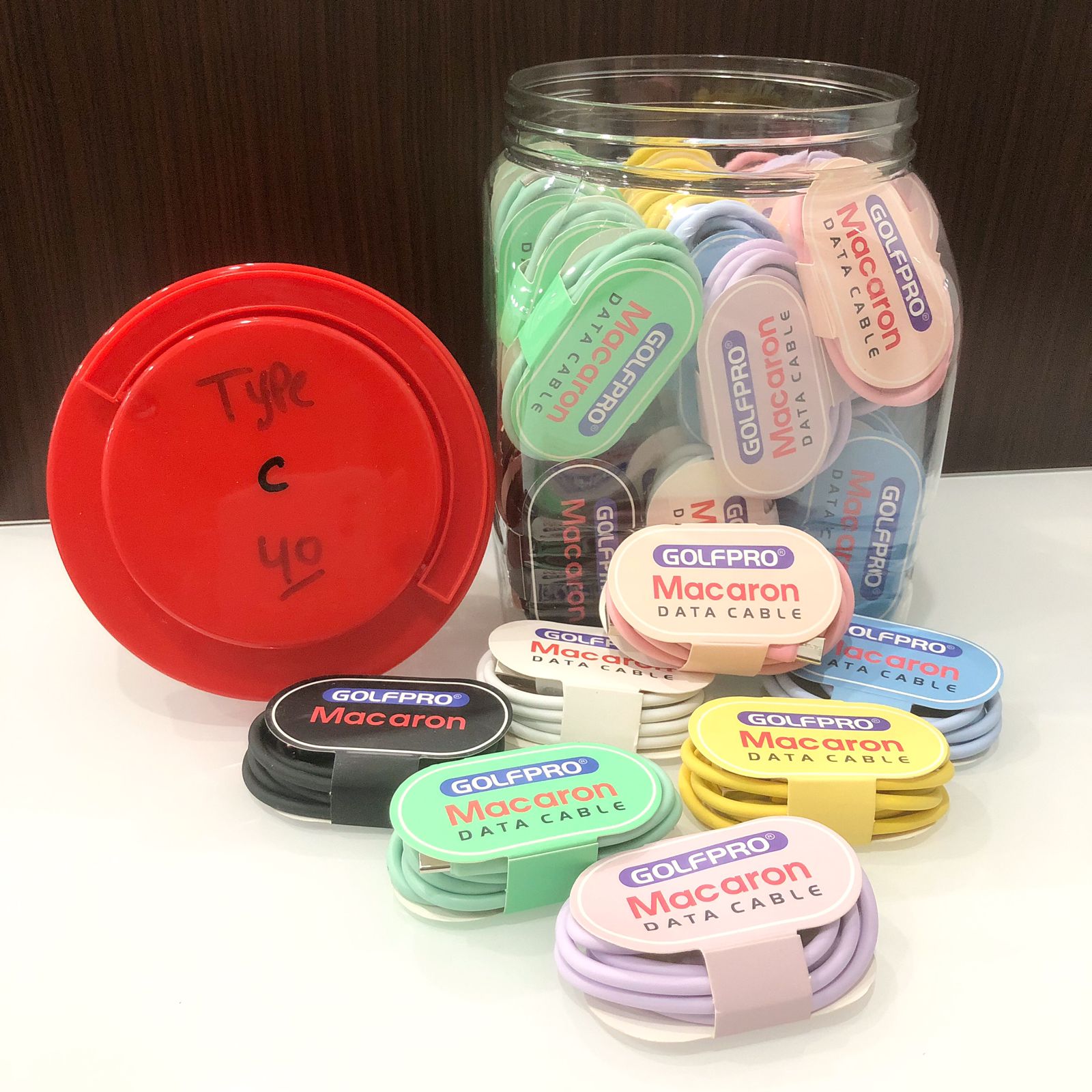 KABEL DATA MACARON GOLFPRO TYPE C TOPLES (SOLD)